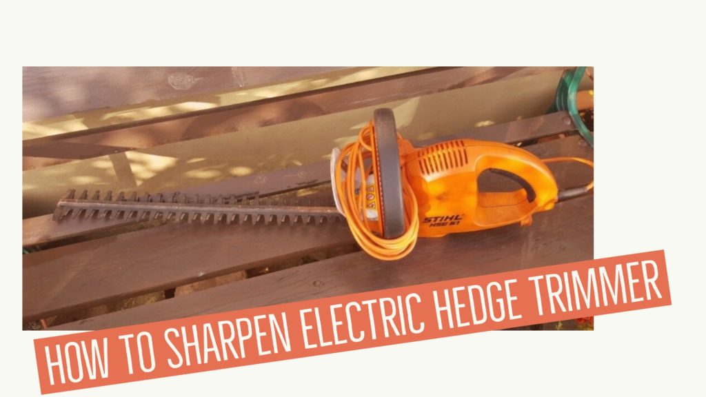 How to Sharpen Electric Hedge Trimmer Simple Guide