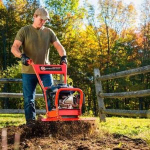 how to use front tine tiller